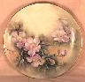 Pink Wild Roses, 10 inch round plate